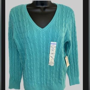 St Johns Bay Cable Knit Sweater